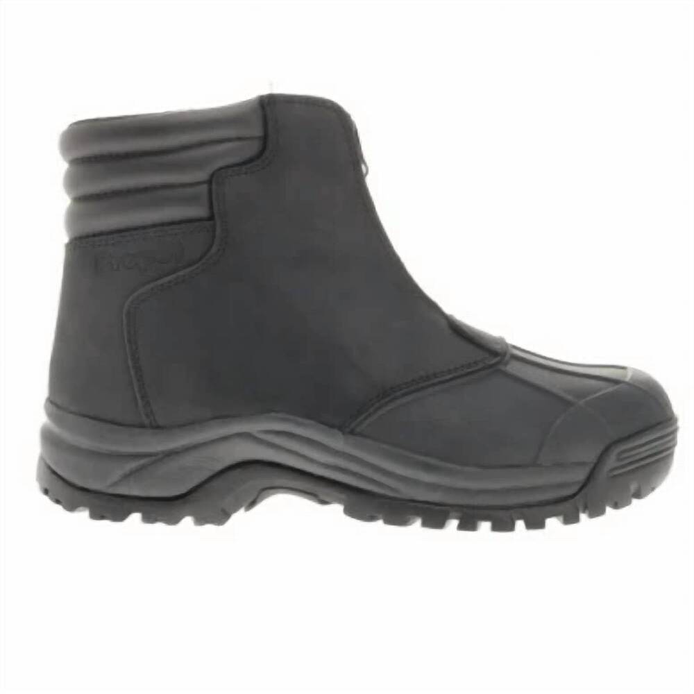 NEW PROPET men's blizzard mid zip winter boot in black
